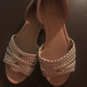 Gold Huarache Sandals